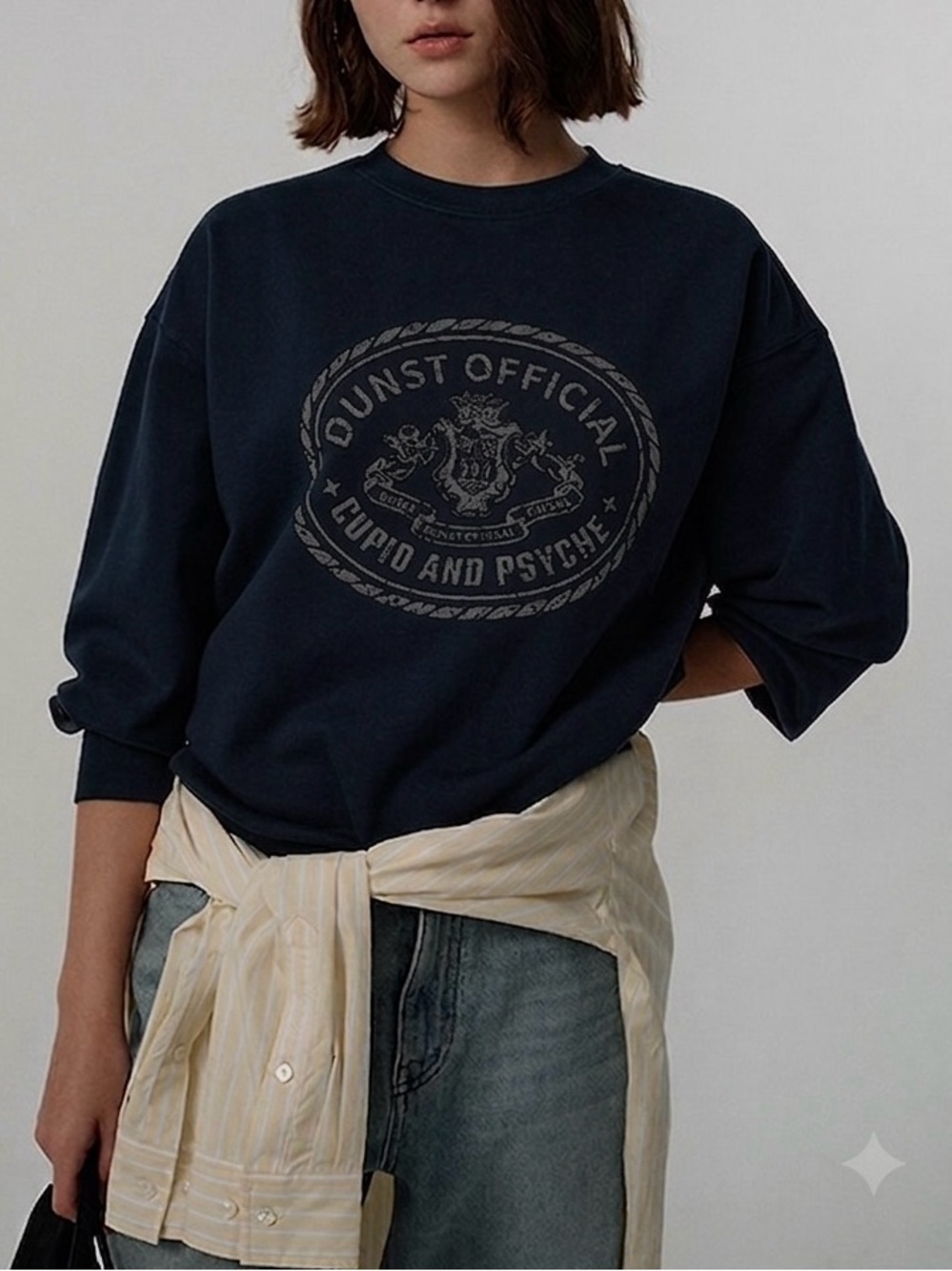 DUNST unisex cupid campus crewneck sweatshirt